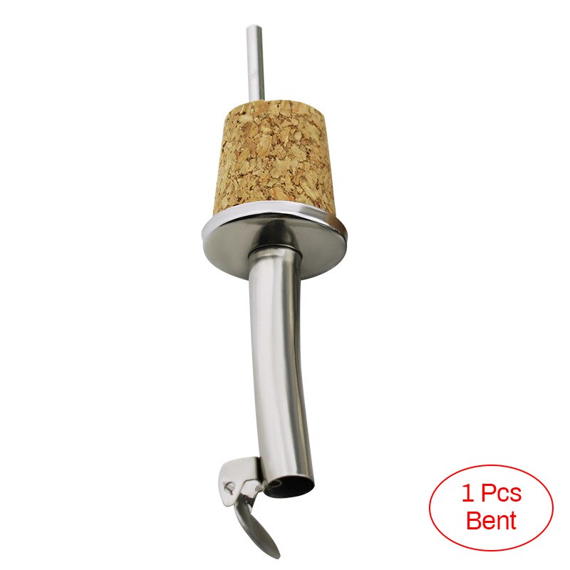 Stainless Steel Wine Pourer Dispenser Bottle Caps Liquor Spirit Free Flow Spout Stopper Kitchen Bar Tool Family Bar Preservation: G326220A