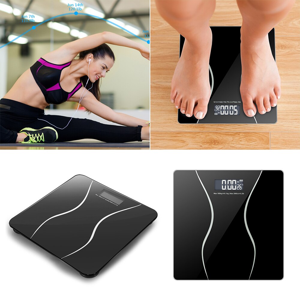Weight Scale Body Electronic Dry Battery Scale LCD Digital Household Accurate Adult ChildHealth Weighing Electronic Scale