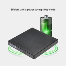 Usb 2.0 Draagbare Slanke Externe Dvd/CD-RW Optische Disc Drive Reader Writer Speler Met Combo CD-RW Brander Voor Laptop pc Desktop