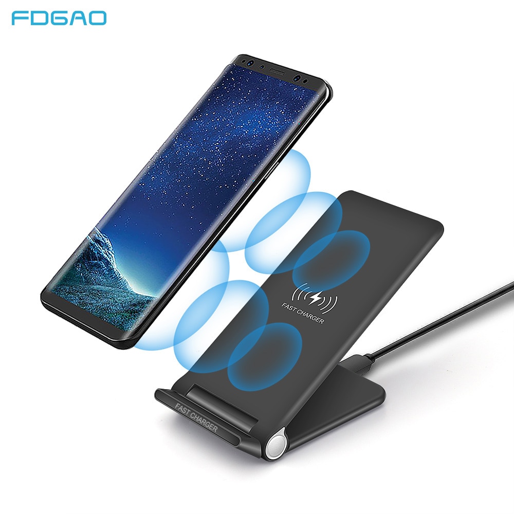 15W Qi Caricabatterie Senza Fili per Samsung S9 S10 iPhone 11 X XS MAX XR 8 per Xiaomi 9 Huawei p30 pro 10W Veloce Senza Fili di Ricarica