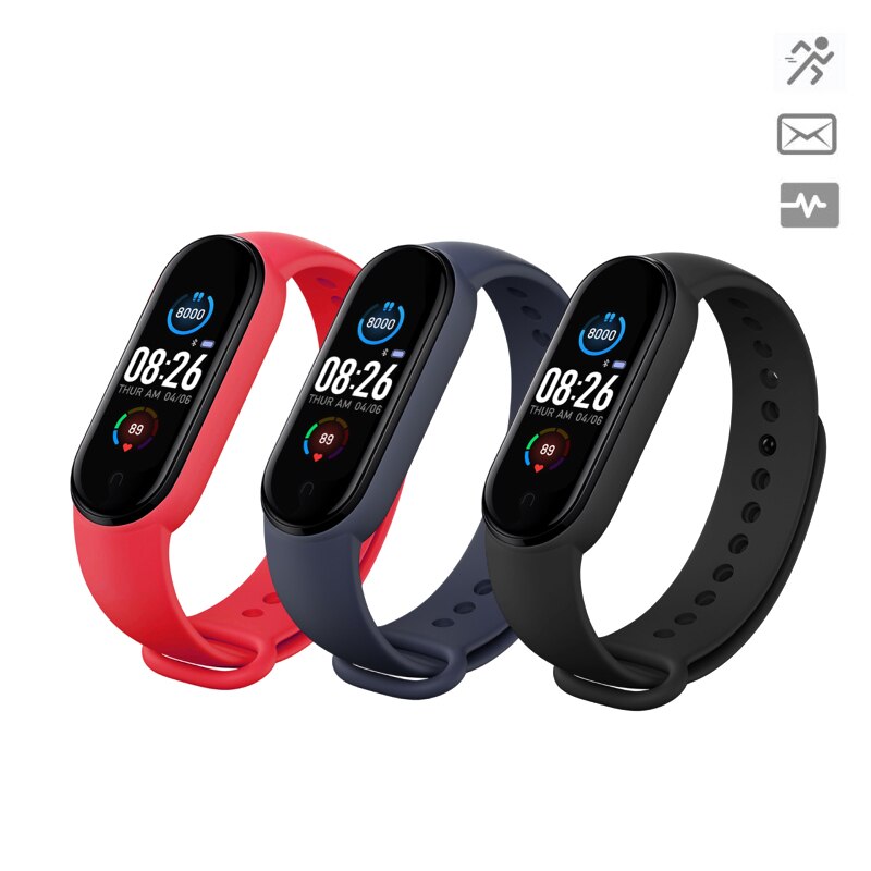 Bluetooth M5 SmartWatches Sport Fitness Tracker Pedometer Herz Rate Monitor Anruf Erinnerung Blutdruck M5 Smart Band