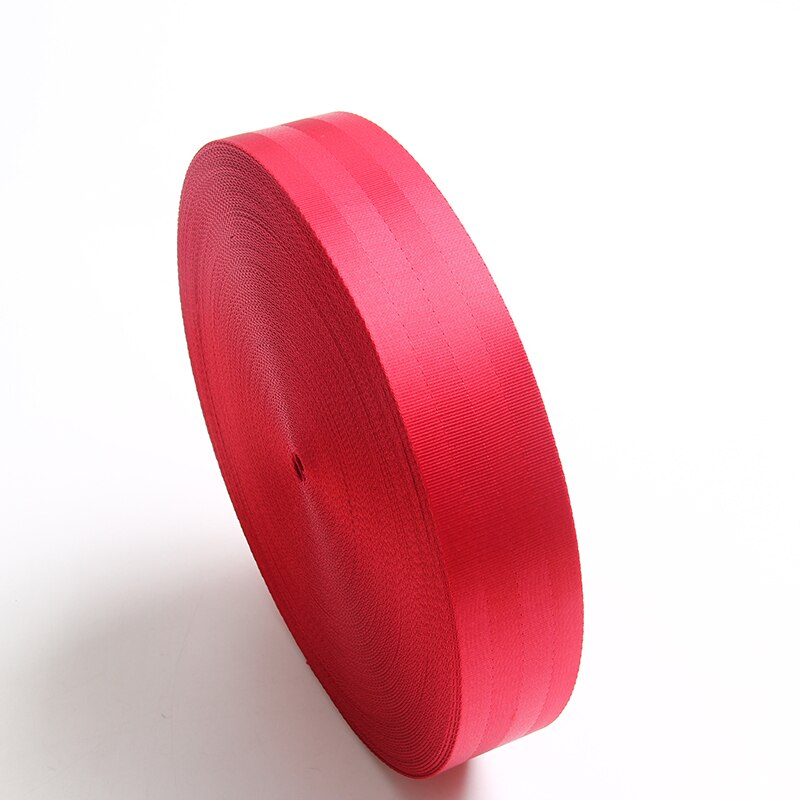 car seatbelt webbing,50mm seatbelt webbing,nylon seat belt safety belt 1.2mm thickness red color 2inch nylon web