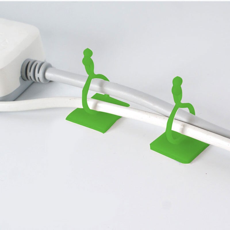 10pcs/set Invisible Wall Vines Fixture Wall Sticky Hook Climbing Vine Plant Fixer Home Balcony Garden Decoration Holder