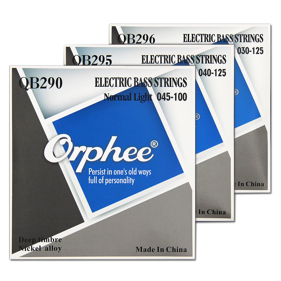 Orphee-cuerdas de guitarra serie QB, herramienta de reparación de cuerdas de bajo eléctrico, cuerda de Metal para 4, 5 y 6, accesorios para cuerdas de guitarra