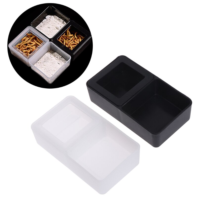 Reptile mangeoire Double boîte alimentaire alimentation en eau araignée bassin insecte tortue élevage directe