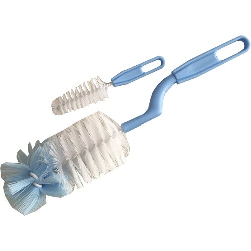 Babyflasche und flaschenreinigungsbürsten-einstellen (2 -teilig) – blau