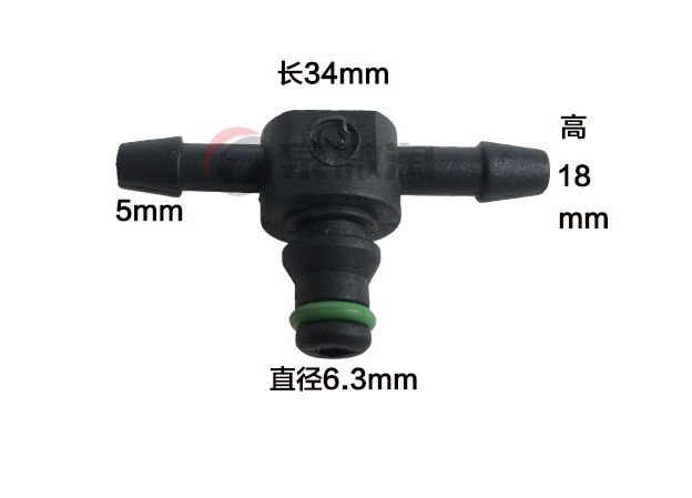 BOSCH 110 retour d'huile Type T et L | Pour les pièces Diesel CR injecteur de carburant en plastique 3 Joint bidirectionnel 5 pièces: plastic THREE 5PC