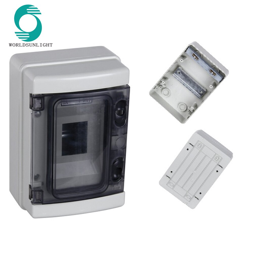 Plastic Circuit Breaker PC Distribution Box Distribution Protection Box For 4 Ways Circuit Breaker Indoor On The Wall