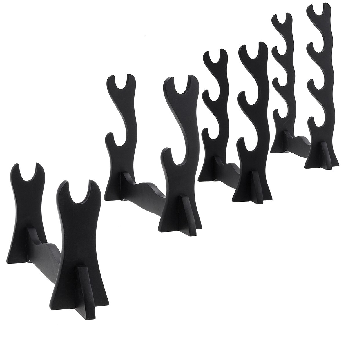 Wall-mounted 1/2/3/4-Tier Samurai Sword Holder Wakizashi Katana Holder Stand Hanger Bracket Rack Display Home Decor Decoration