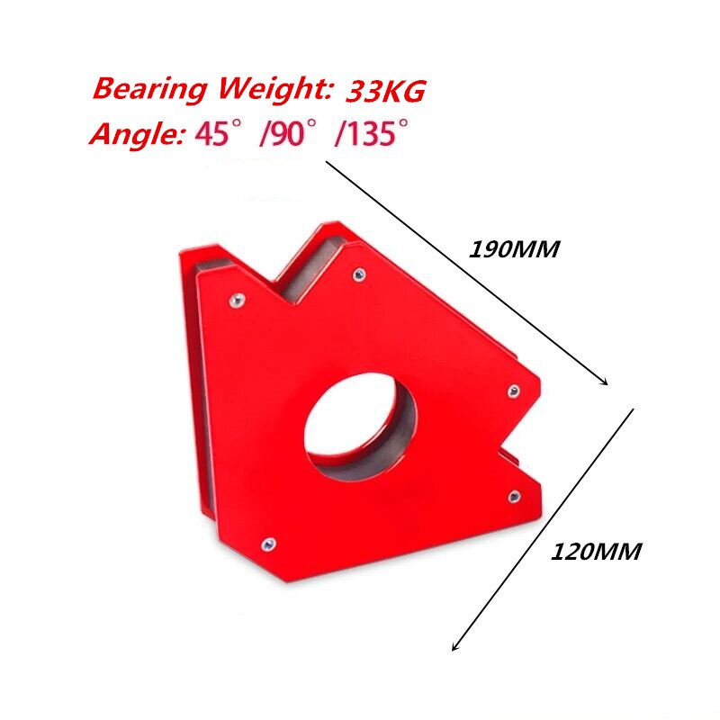 Multiangle Welding Magnetic Tool Positioner Welding Angle Auxiliary Fixing Clip Neodymium Strong Magnet Right Angle Bevel Fixed: D