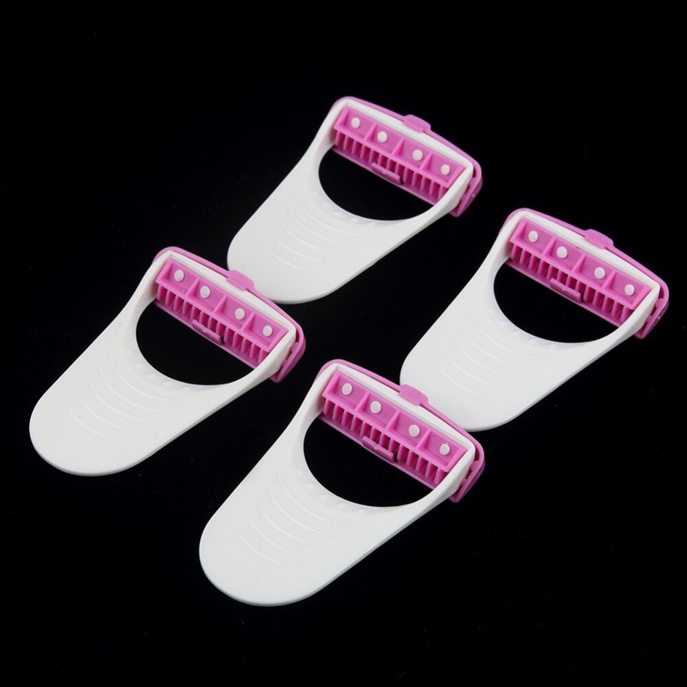 Portable Armpit Razor Hair Removal Epilator Women Beauty Manual Shaver Hair Remover 4pcs/set