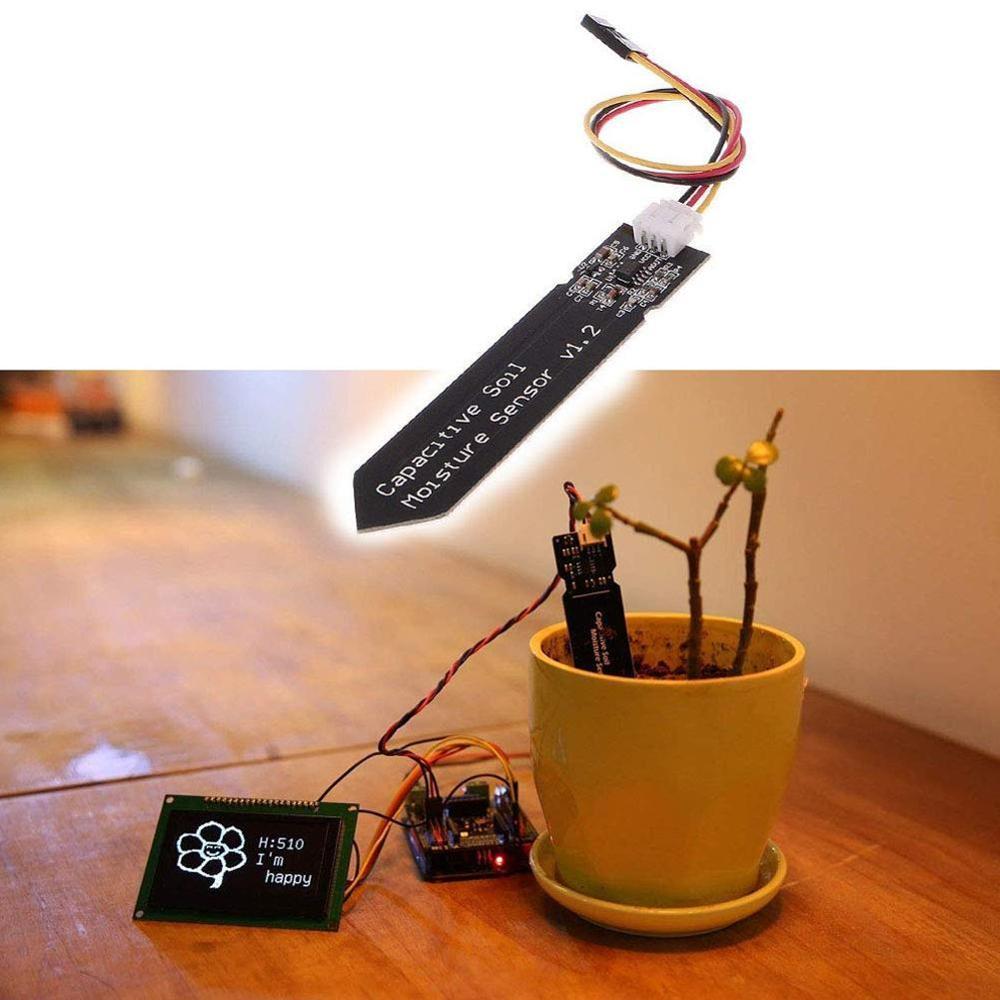 Sensor capacitivo analógico de humedad del suelo V1.2, cable anticorrosión G9T7 resistente K0Q0