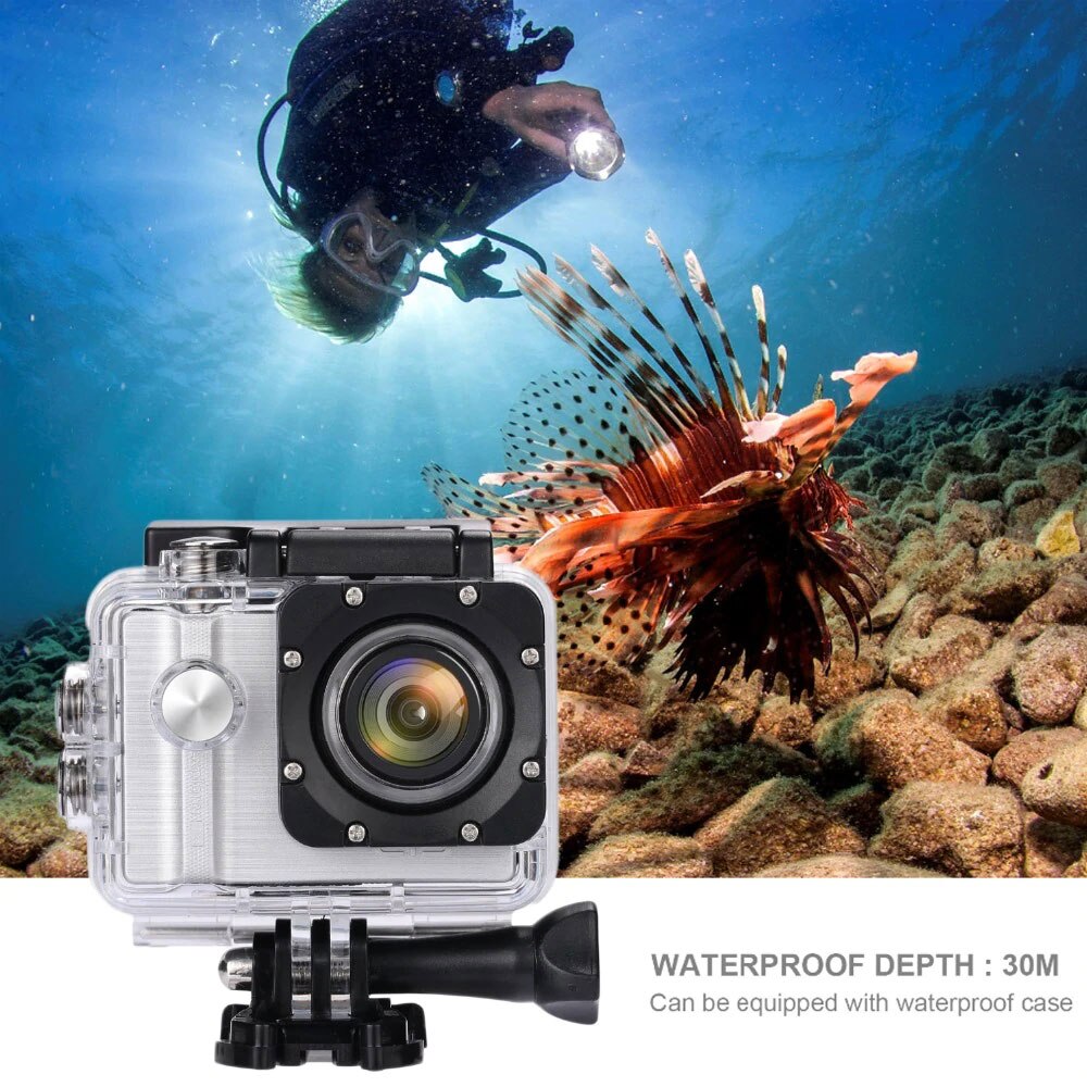 Video Action Waterproof Camcorder USB2.0 HDMI Motion Detection Wearable Mountable Brand And