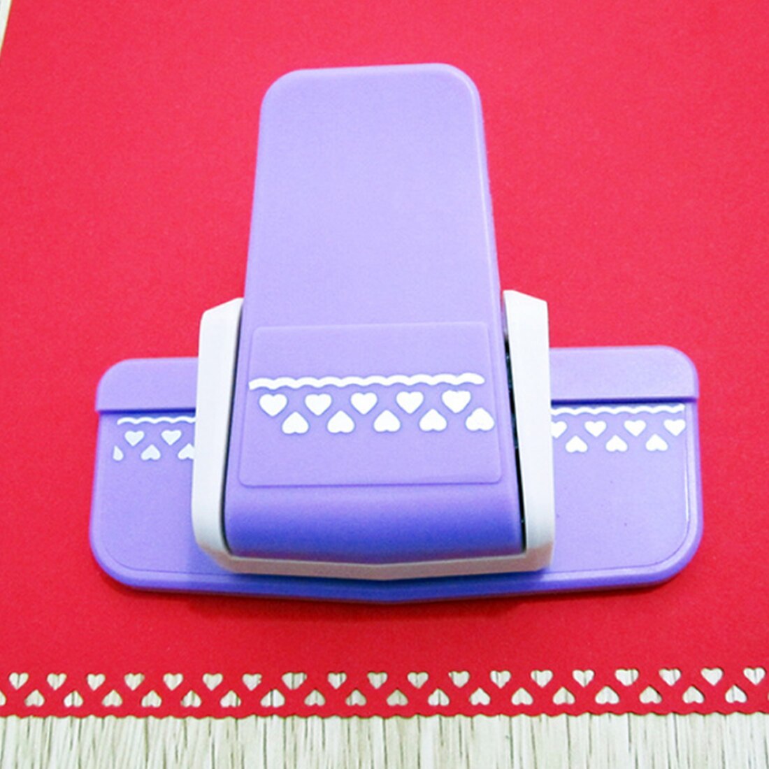 1pcs Diy Scrapbooking Edge Device Paper Cutter Craft Fancy Border Punch Embossing Tools Flower: G Random Color