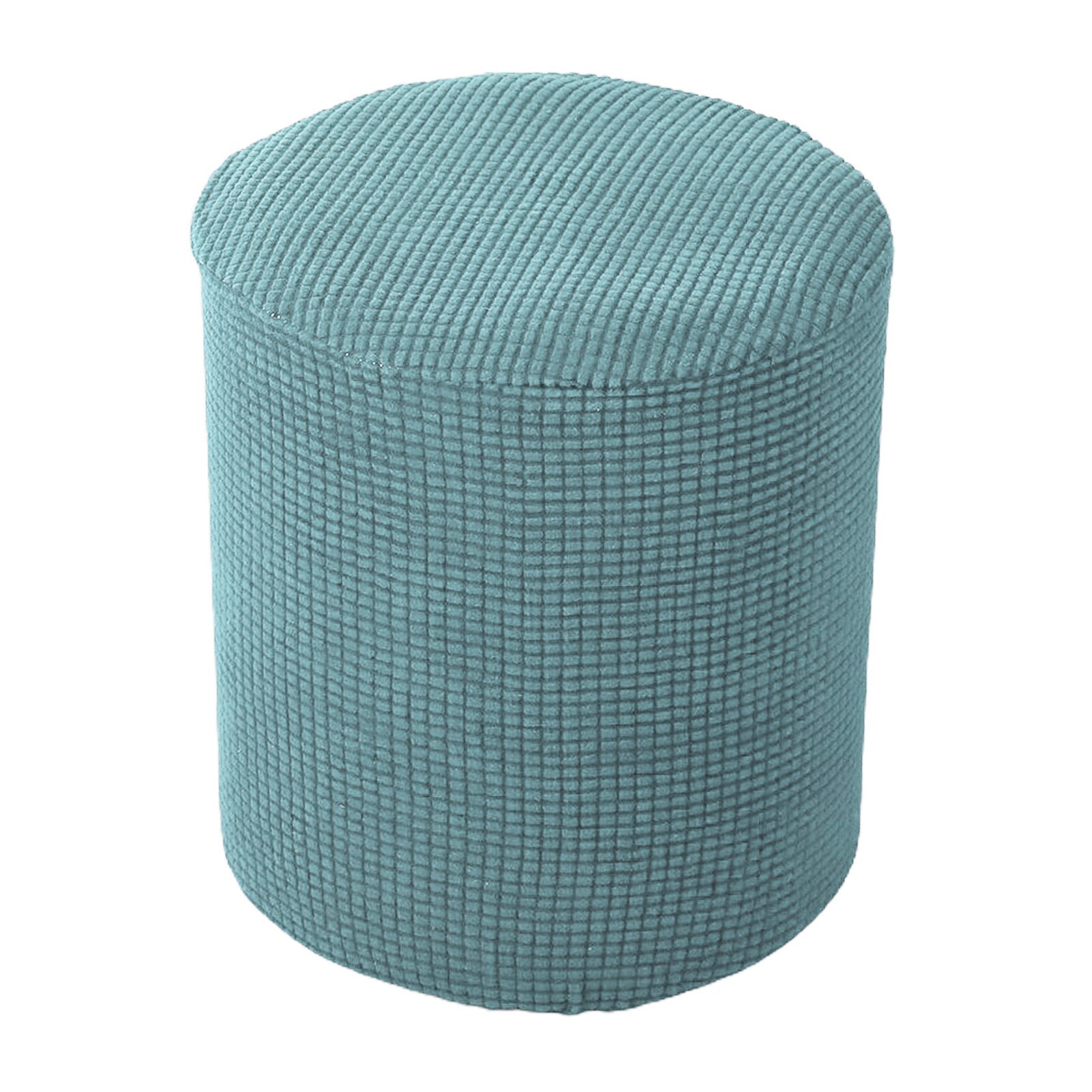 Ronde poef hoes voetenbank beschermer hoezen kruk poef hoezen stretch met elastische onderkant voor woondecoratie: Groente