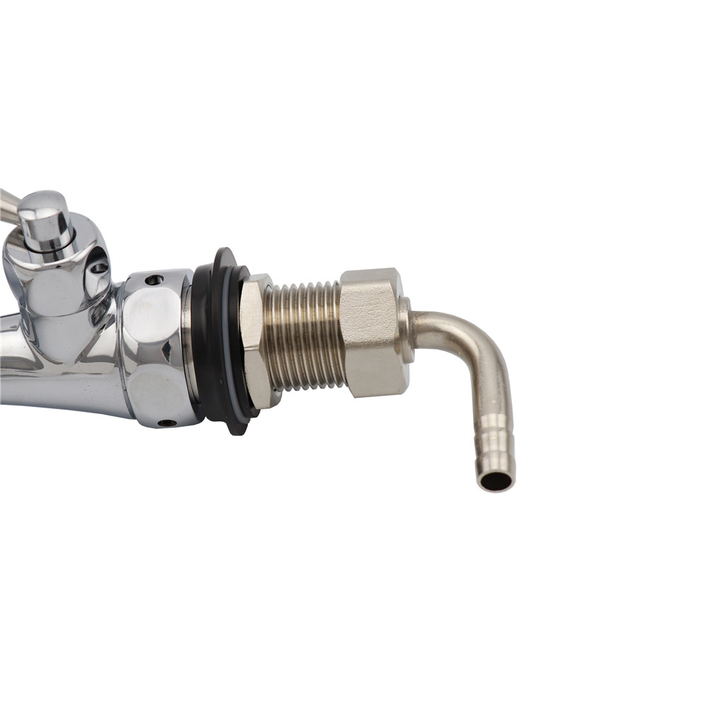 Stout Nitrogen Nitro Coffee Tap Flow Control Draft Beer Faucet With Short Shank Homebrew Wine Soda Beer Chrome Dispenser Tap