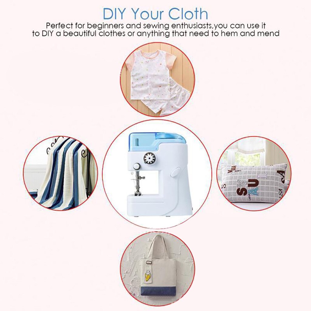 Sewing Machine Household Multifunction Double Thread And Speed Free-Arm Crafting Best Sewing Machine Home Tools #30