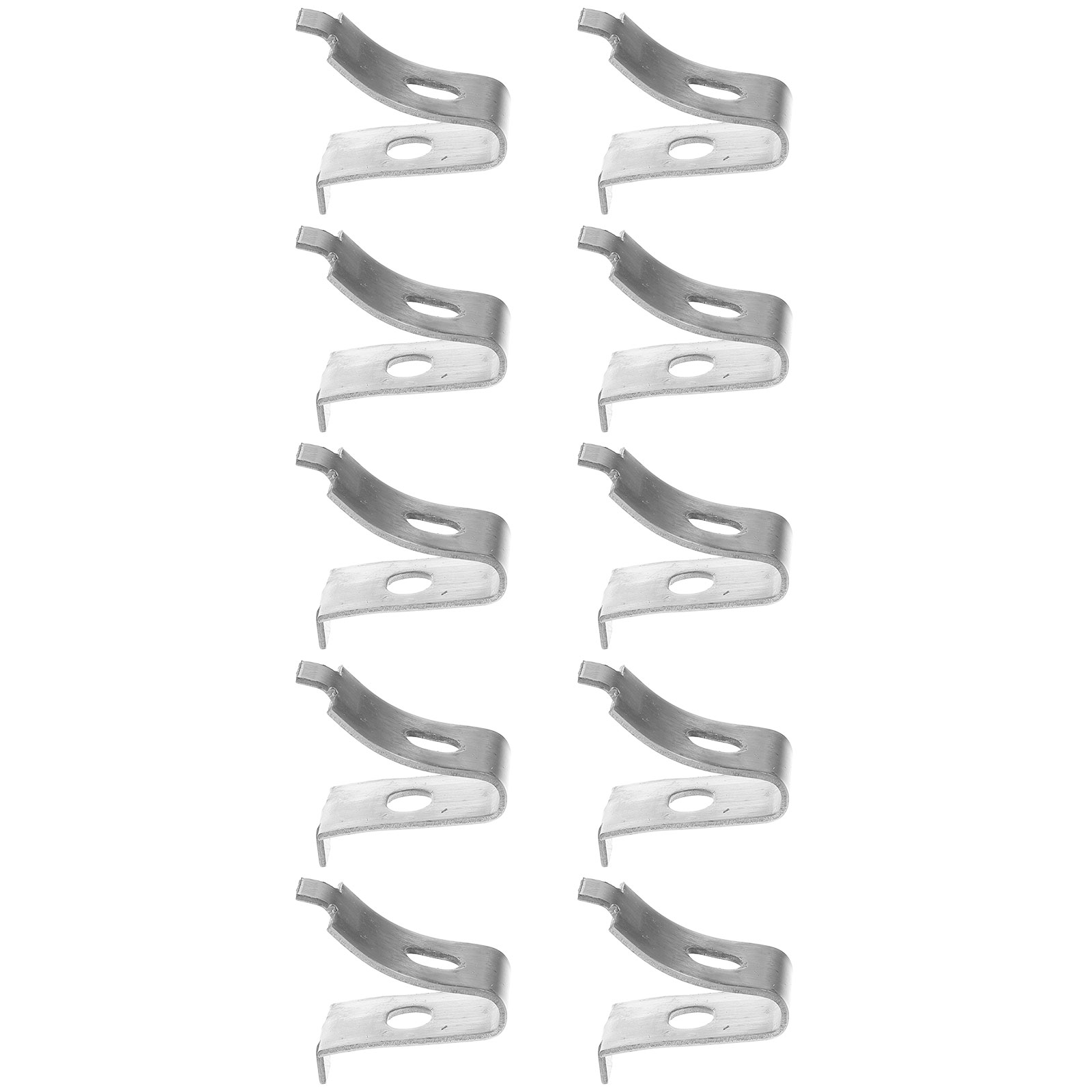 10pcs Shelf Clips Brackets Clip Shelving Support Bracket Adjustable Cabinet Metal Pegs Shelves Stainless Heavy Duty Cabinets