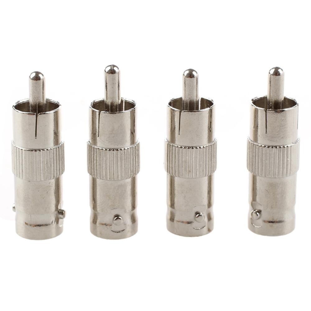 HKBTM BNC Female Connector to Female BNC Male to Male RCA Female BNC Female to RCA Male Adapter Plug for System CCTV Camera