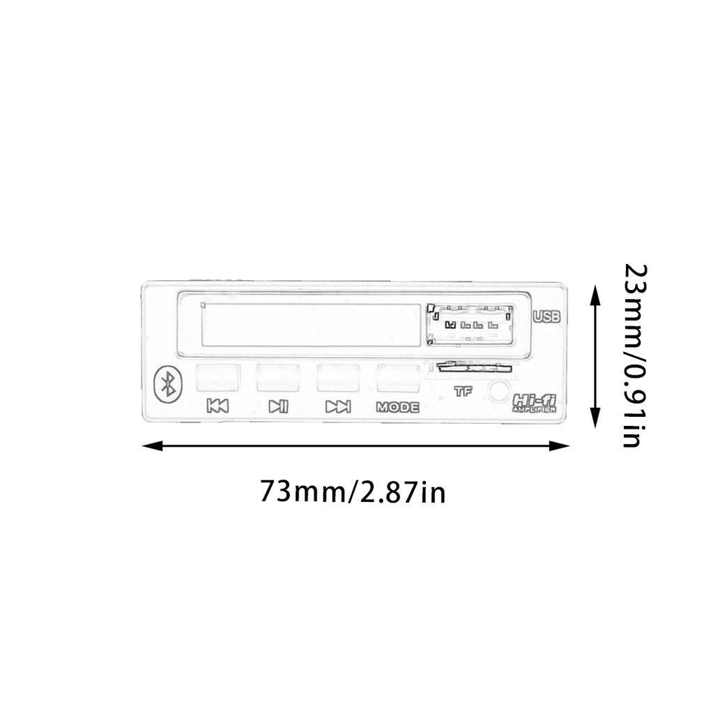 Draadloze MP3 MP3 Draadloze Decoder Board Pcba Lossless Decodering Boord Met Draadloze Pcb