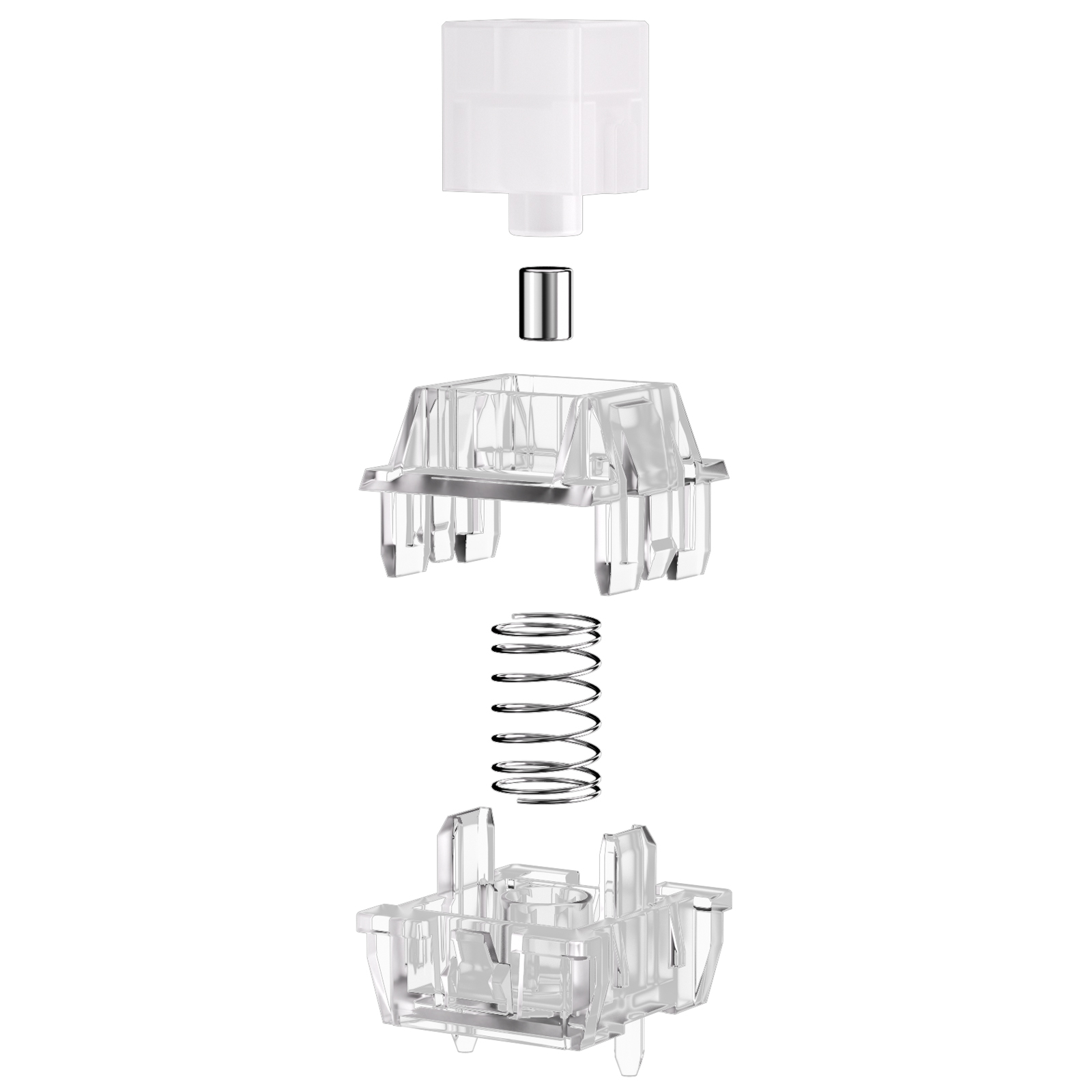 DUROCK ROCK HE Magnetic Switches Ultra High Precision 0.005mm RT Stability 48g RGB Hall Effect Switches for HE Magnetic Keyboard