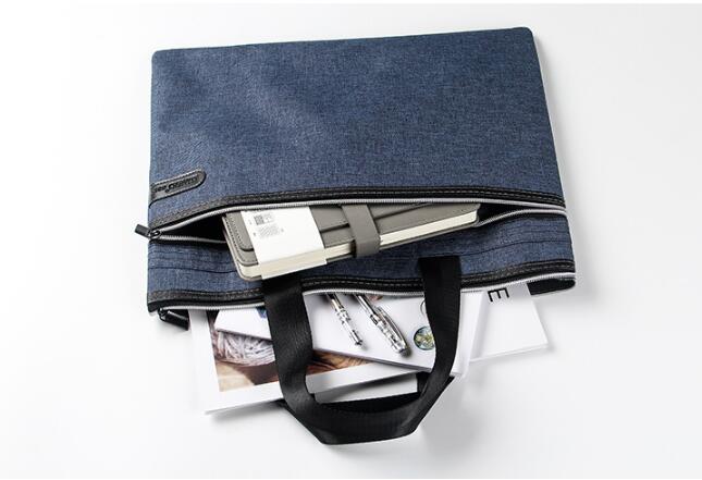 Oxford stoff dokumentveske stor kapasitet tote bag mannlig forretningsinformasjon bok bag lerret dokumentmappe dokumentbag