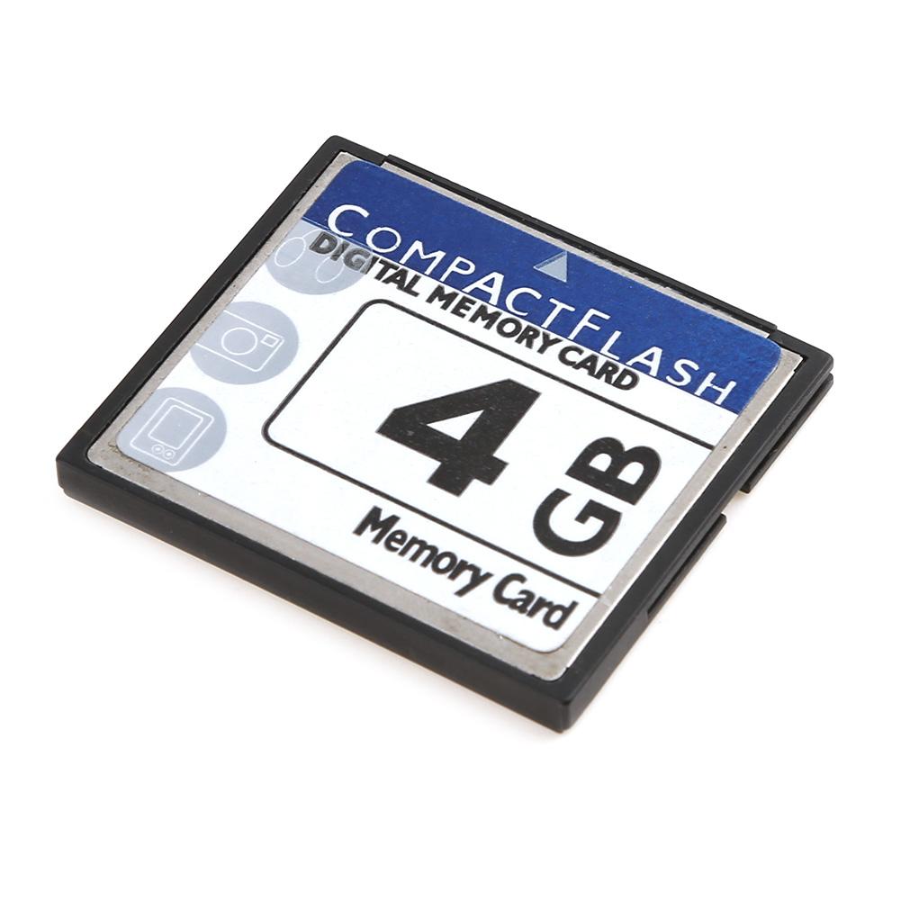 Carte mémoire CF haute vitesse 2/4/8/16/32 GB 5 mo/s carte Flash CF compacte pour appareil photo numérique ordinateur portable Machine publicitaire: 4 Go