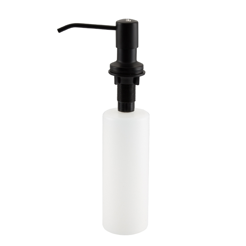 Frap-dispensadores de jabón líquido para fregadero de cocina, botella de plástico ABS de acero inoxidable, fácil de llenar, accesorios de cocina, Y35014-4: Default Title