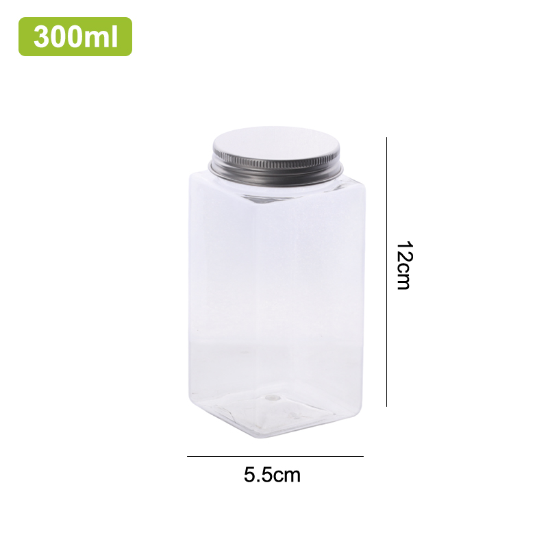 1pcs Plastic Milk Tea Drink Bottle Take Out Coffee Milk Tea Bar Supplies Mason Jars Drink Storage Containers For Food Party: Red