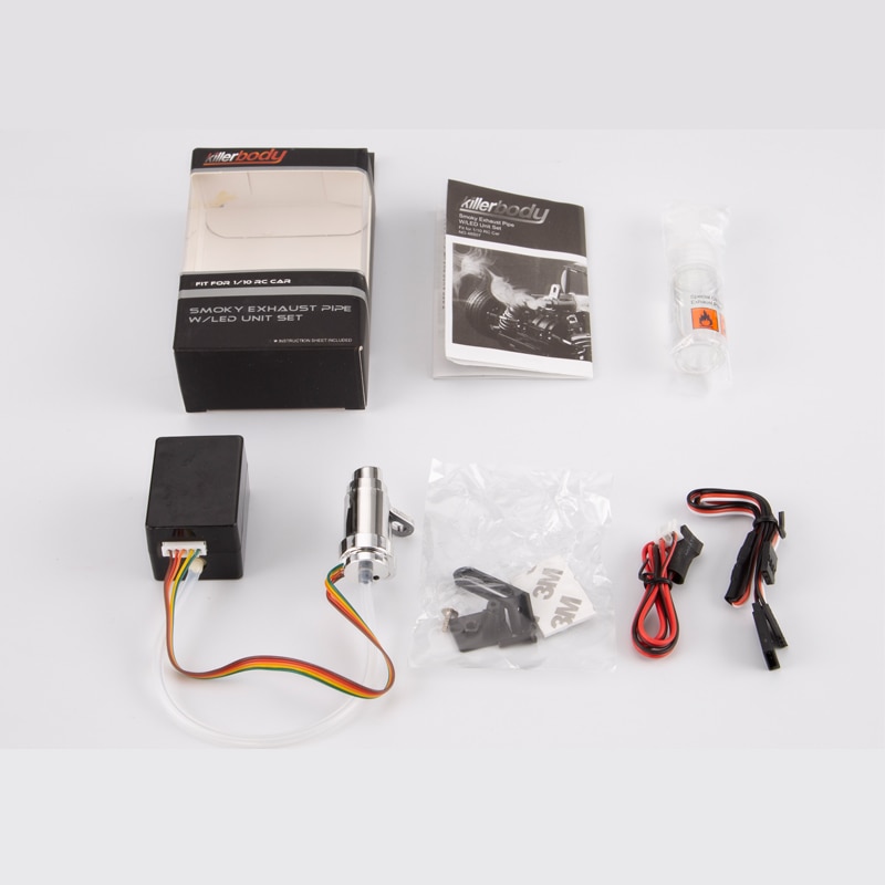 Killerbody Smoky Exhaust Pipe WLED Unit Set fit for 1:10 rc car