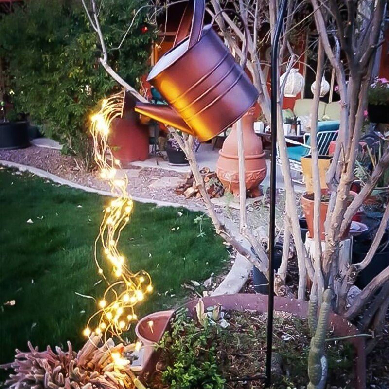 Tuin Decoratie Licht Outdoor Ster Type Solar Douche Tuin Art Licht Decoratie Outdoor Tuinieren Gazon Lamp Led Outdoor