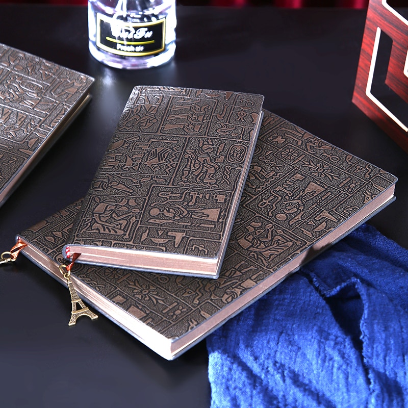 Selected Egyptian Theme Notebook A5 A6 B5 Password Lock Notebook Diary British Museum Retro Simple Business Notebook