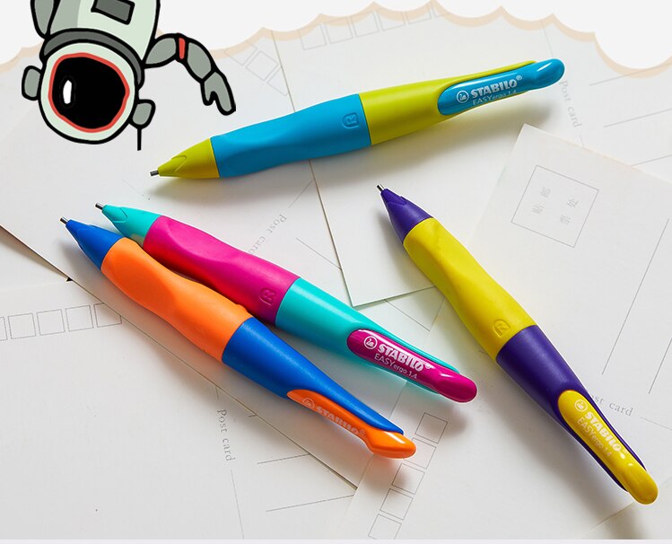 Stabilo Easyergo Mechanical Pencil 1.4mm Pencil Lead Left Right Hand Holding Automatic Pencils for Kids