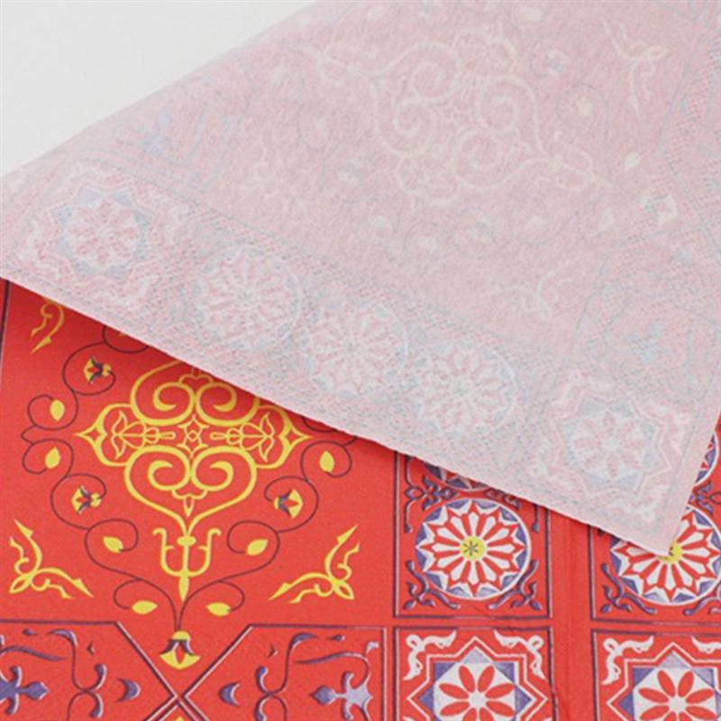 100 Stuks Servet Creatieve Weefsels Feestartikelen Mooie Servetten voor Ramadan Eid Party Party