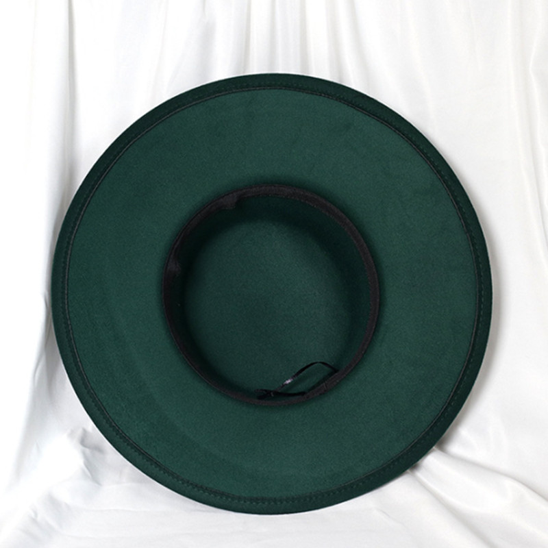 Fedora's met 9 cm rand, platte hoed met brede rand, panamese dames heren jazzhoed, kerkhoed, Britse dames fedora's, herenhoed