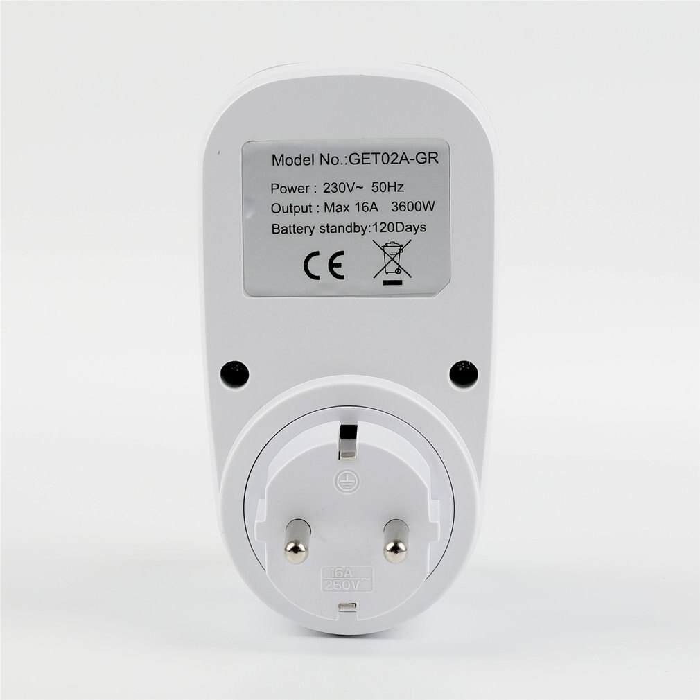 Digital Timer Switch Socket Outlet Plug-in 7 Day 12/24 Hour Programmable Time Control for Kitchen Electric Appliance
