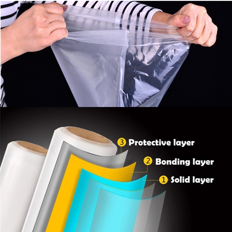 Haushalt Lebensmittel Vakuum Verpackung Tasche Für Vakuum Versiegelung Vakuum Lagerung Taschen Oder Rolle Lebensmittel Frische Lange Halten Küche Werkzeug Zubehör
