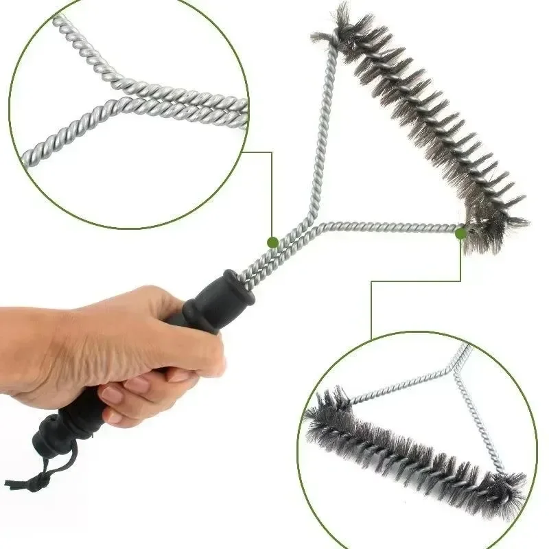 Grillreiniger Keukenaccessoires BBQ-grills BBQ-sets Reinigingsborstels Roestvrij staal Kookgerei BBQ-gadgets