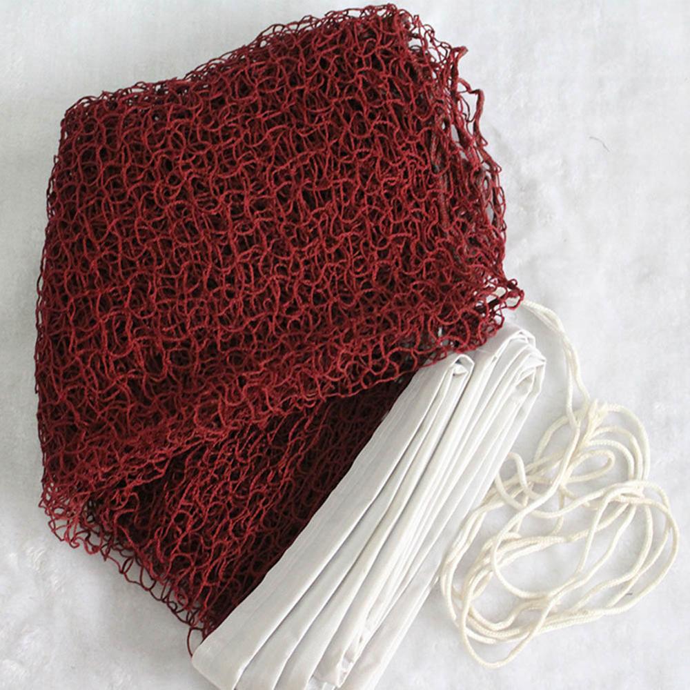 Net 20ft Long Standard Badminton Net Indoor Outdoor Sports Volleyball Training Portable Quickstart Tennis Badminton: Red