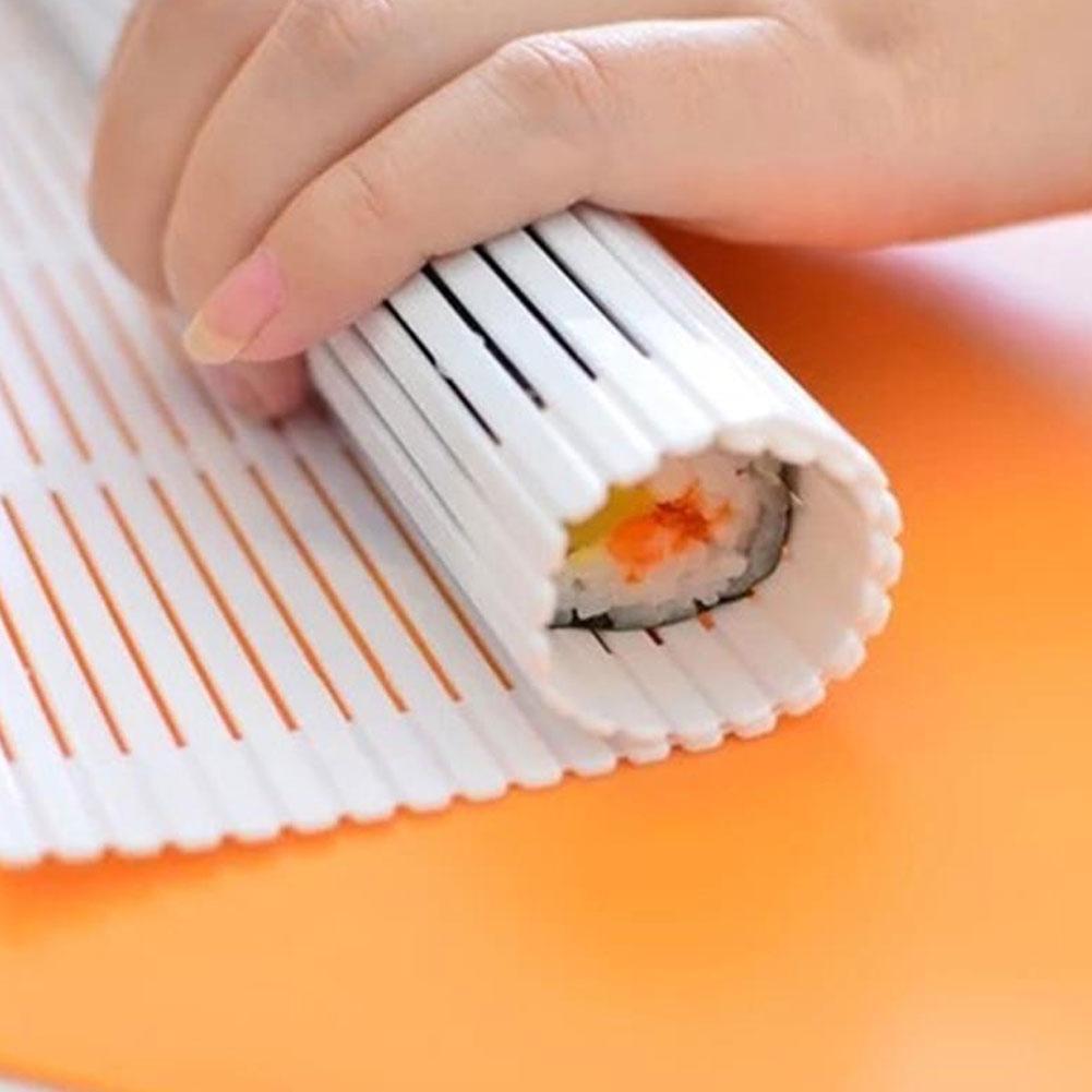 Esterilla de bambú para Sushi, herramienta de fabricante de rodillo de arroz, Onigiri, utensilios de cocina japoneses, 1 ud.