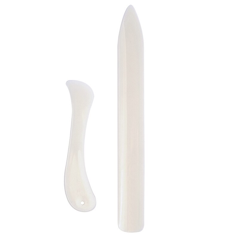 Paper Creaser 2Pcs/Set Card Making Photo Album Paper Folding Tool DIY Crafts Edge Side Slicker for DIY Scrapbooking