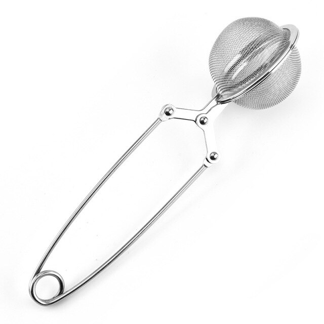 Heart Shape Stainless Steel Tea Infuser Sphere Mesh Tea Ball Bulk Tea Filter Diffuser Handle Seasoning Strainer Teapot Gadgets: Tennis