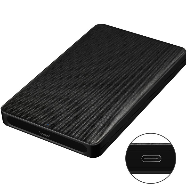 2.5inch USB3.1 USB 3.1 Type-C SATA Hd Box SSD HDD Hard Disk Drive External HDD Enclosure black hdd Case hd Tool Free