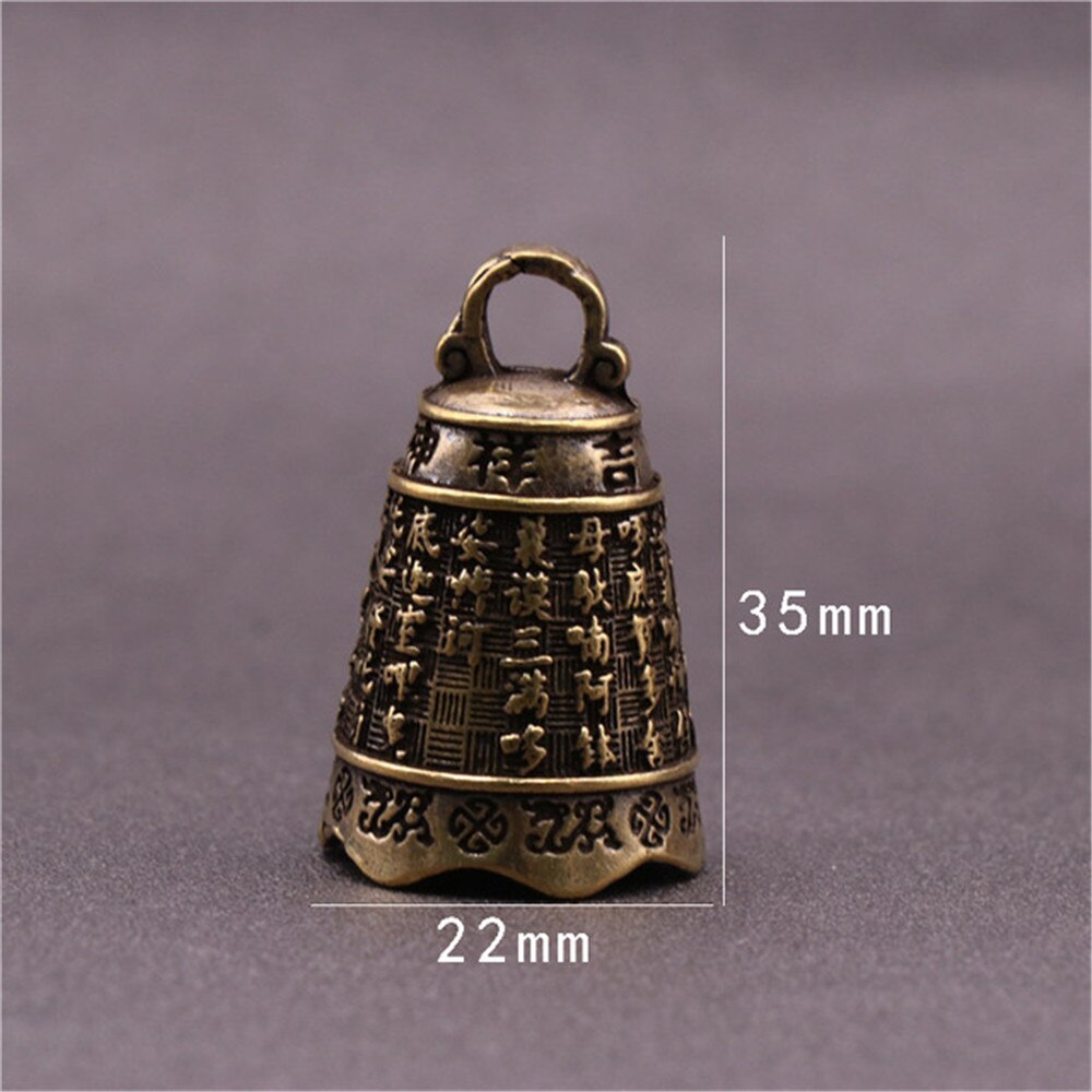 Brass Handicraft Magic Bell Wind Bell Tibetan Bronze Bell Keychain Pendant For Cristmas Home Decoration Pendant Antique Bell: Ancient Bell