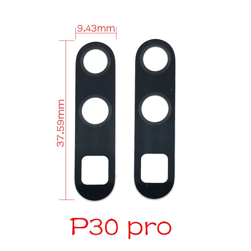 2pcs/lot Rear Camera Glass Lens Cover With Sticker Glue For Huawei Mate 30 10 20 P7 P20 P30 lite Pro