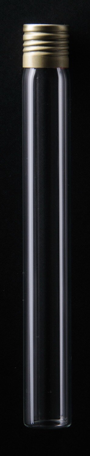 10 Uds 25ml vidrio superior prueba serológica Tubo plano Bottom18x145 mm tapa de aluminio con goma de silicona camisas esterilizables en autoclave