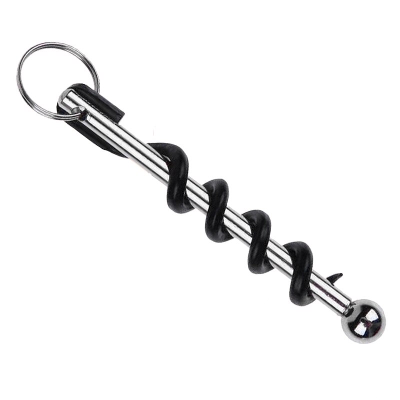 Mini Wijn Corkscrew Outdoor Kurkentrekker Met Sleutelhanger Draagbare Roestvrij Stalen Metalen Kurkentrekker Thuis Keuken Wijn Corkscrew