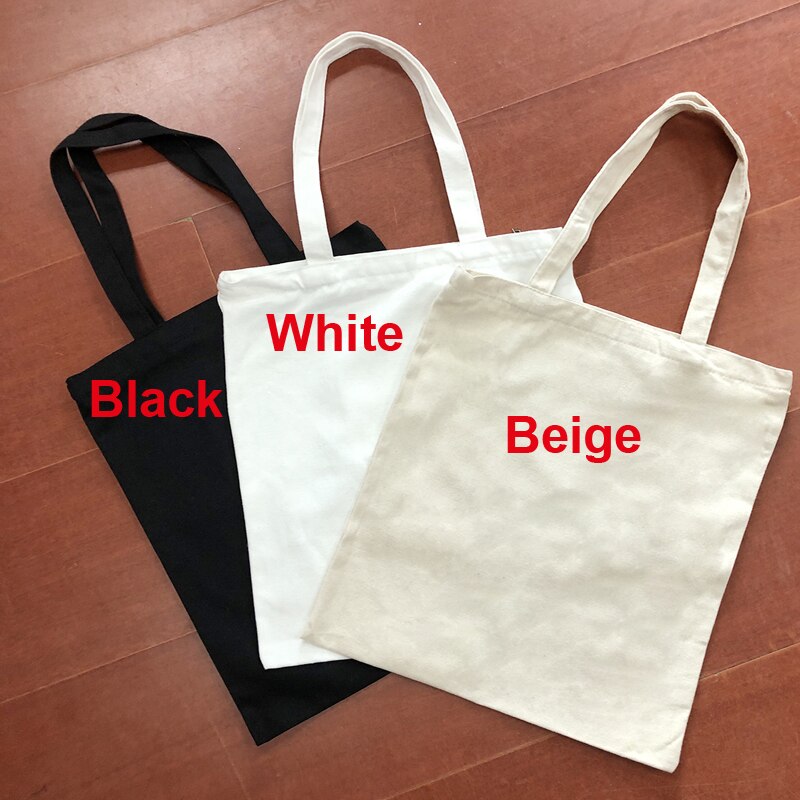 M'amie Depound Tote Bag Women Casual Letter Print Eco Reusable Shopping Shoulder Bags Large Capacity Canvas School Bags