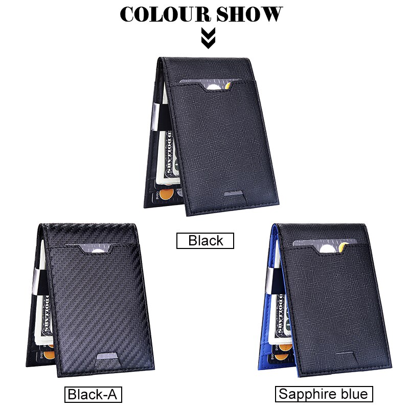 Casual Men Wallet Thin Slim Short Clutch Bag Multi-card Slots Credit Card Holder Portable Male Coin Purse for Travel