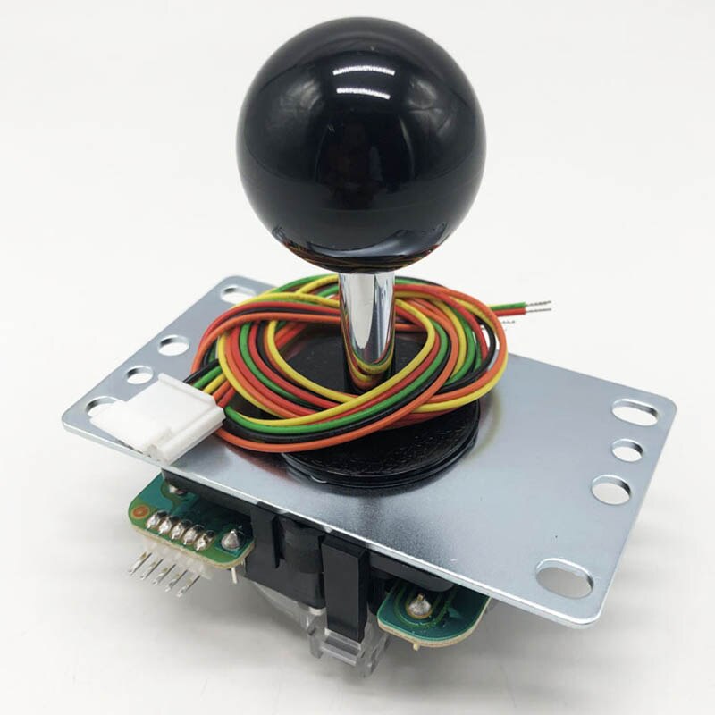 Originele Japan Sanwa Joystick Jlf Tp 8YT Stok 32Mm As 35Mm Top Bal Nul Vertraging Joystick Diy pc PS3 Xbox Joystick: Black